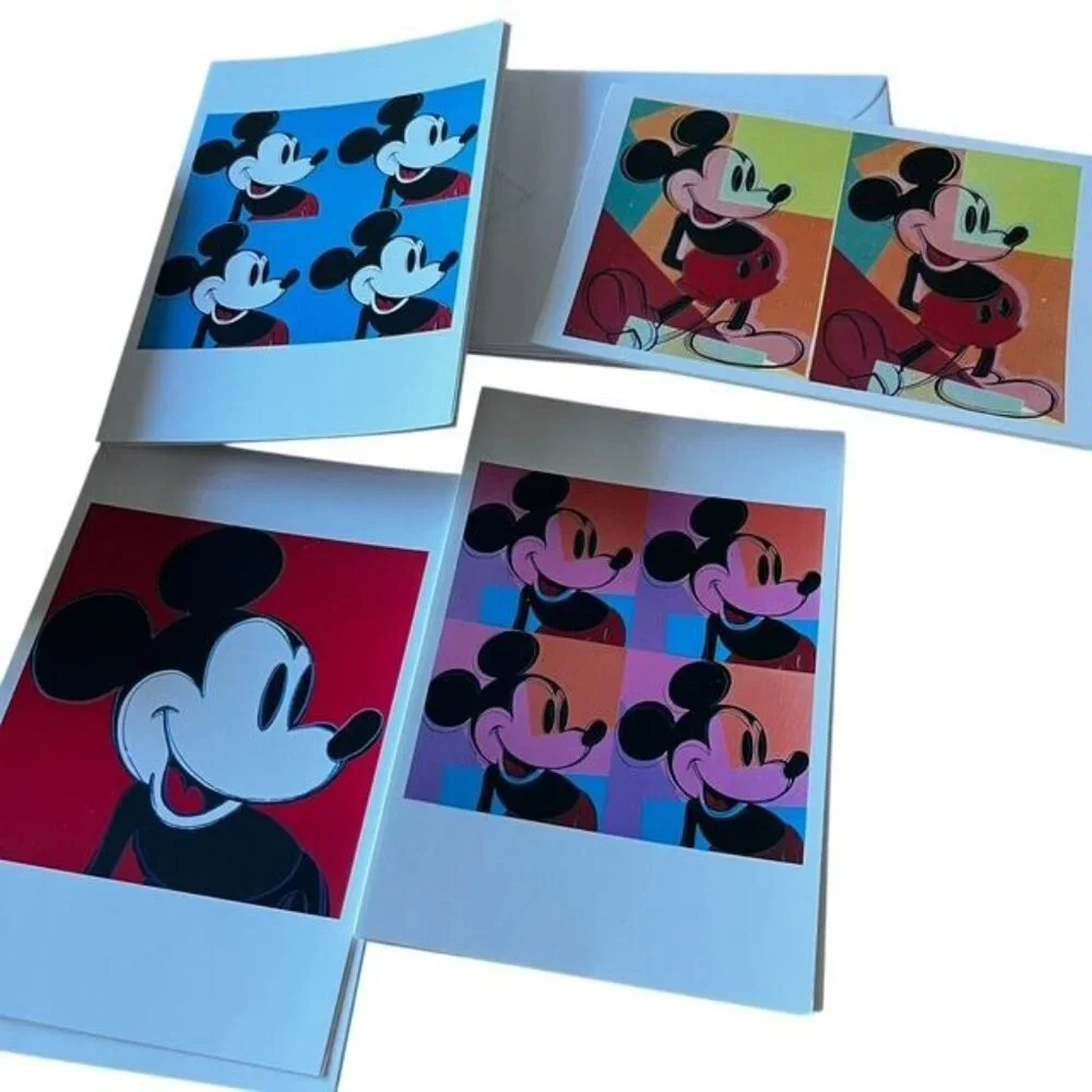 Andy Warhol Mickey Mouse Notecards Boxed Set